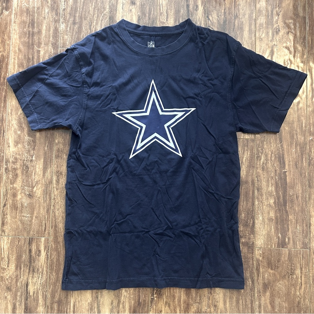 NFL Collection Dallas Cowboys cotton t-shirt medium mens football top navy blue